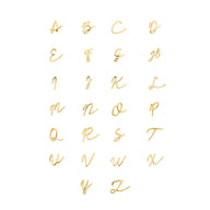 Signature Initial Stud Earring (Gold)