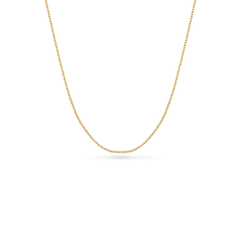 Layering Fine Chain Necklace 14-16 in (Gold)