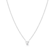 Stories Doodle Heart Necklace (Silver)
