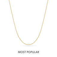 Layering Fine Chain Necklace 16-18 in (Gold)