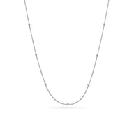 Layering Sterling Silver Sphere Chain (Silver)