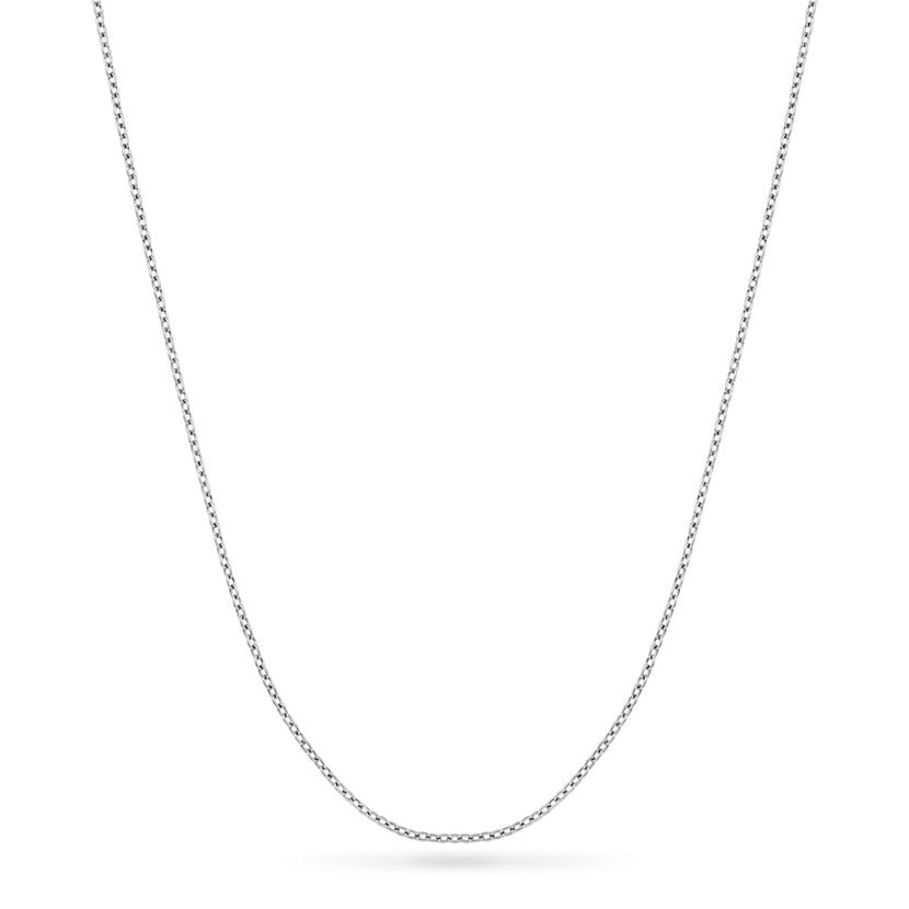 Layering Fine Chain Necklace 18-20 in (Silver) - Sterling Silver