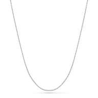 Layering Fine Chain Necklace 18-20 in (Silver) - Sterling Silver