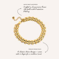 Heritage Chain Bracelet (Gold)