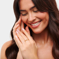 Moon and Back Moon and Star Ring Set (Gold)