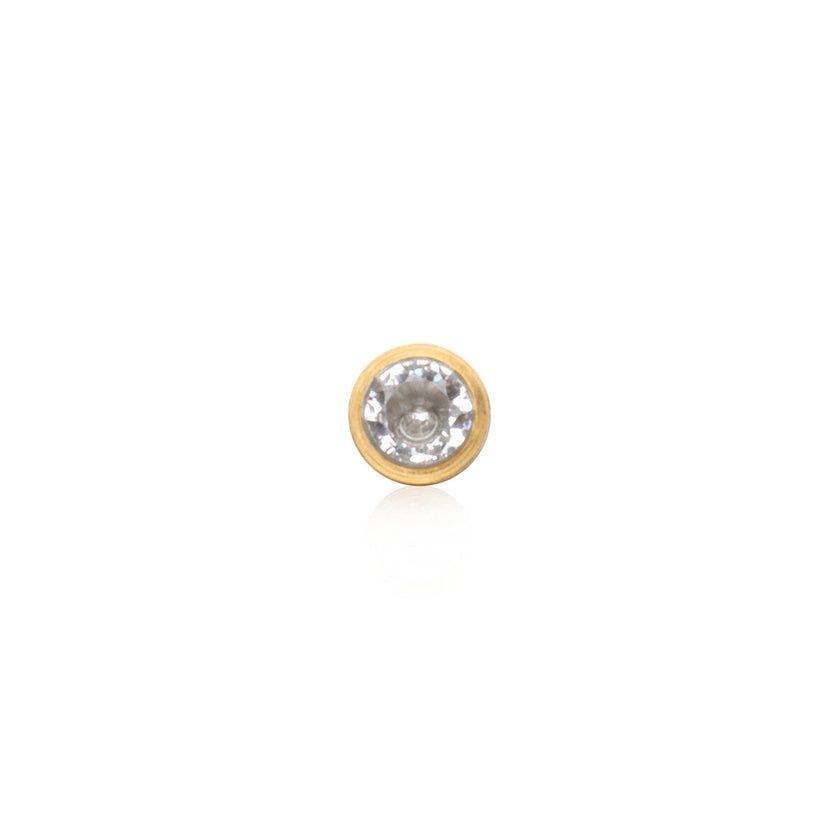 Custom Retro Birthstone (Gold)