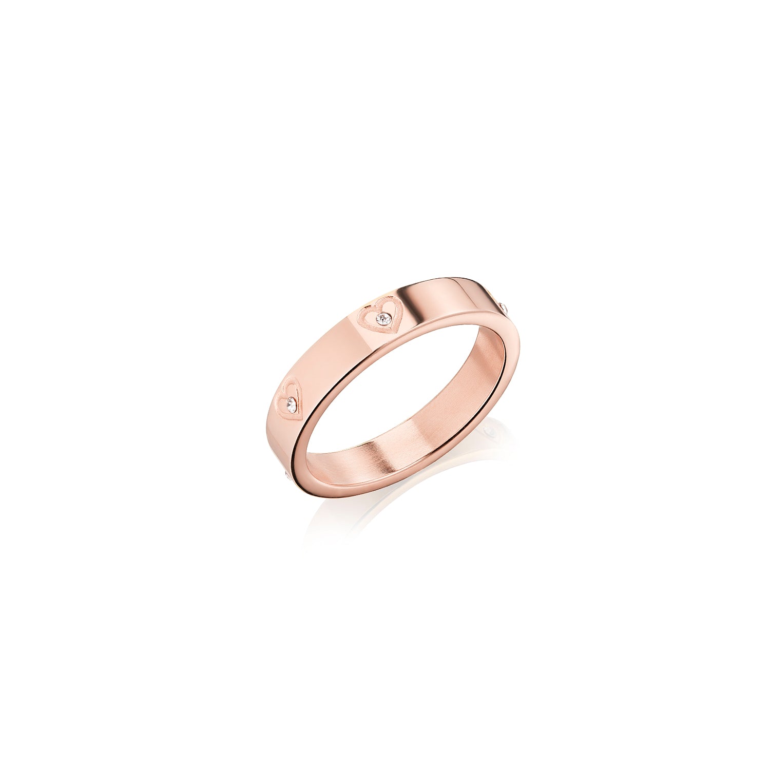 Empreinte Large Ring, Pink Gold - Jewelry - Categories