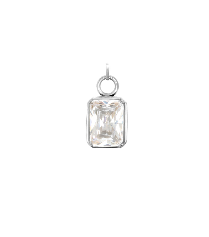 Crystal Charm (Silver)