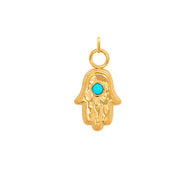 Hamsa Hand Charm (Gold)