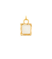 Molten Moonstone Charm (Gold)