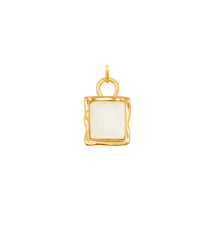 Molten Moonstone Charm (Gold)