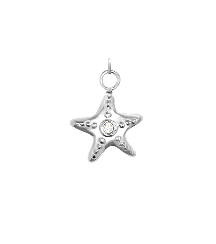 Starfish Charm (Silver)