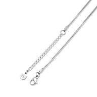 Fine Snake Chain Necklace (Silver)