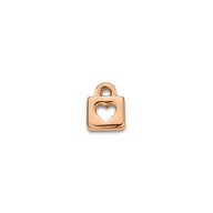 Made Mine Charms - Padlock Charm (Rose Gold)