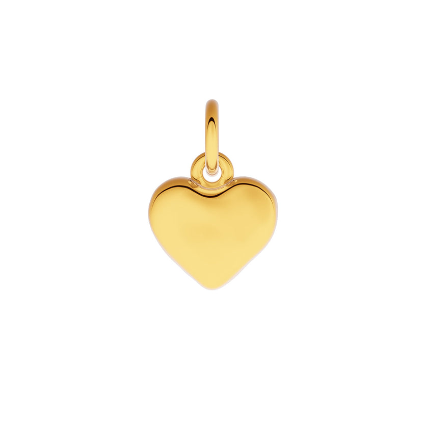 Made Mine Fine Charm - Molten Heart (Gold)