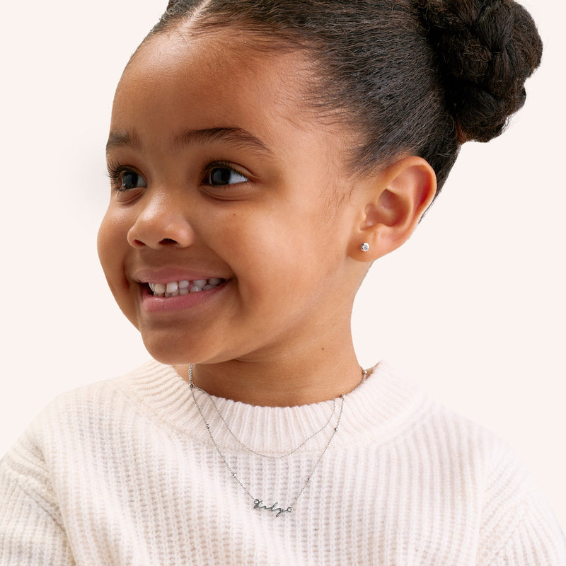 Mini Me Fine Layering Chain (Silver)