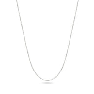 Layering Mini Me Fine Chain Necklace (Silver)
