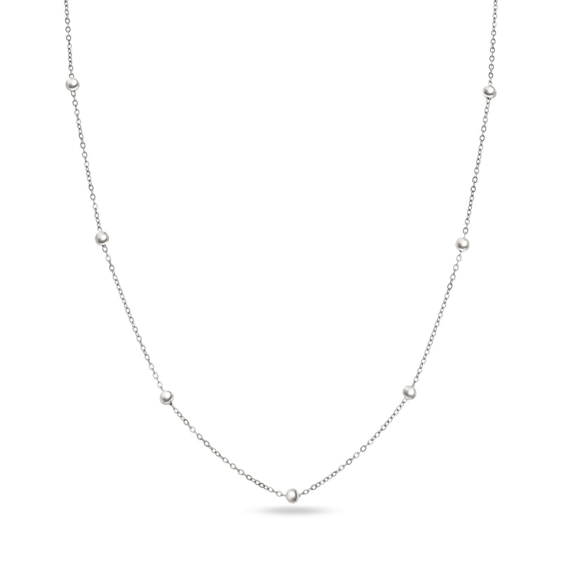 Mini Me Sphere Layering Chain (Silver)