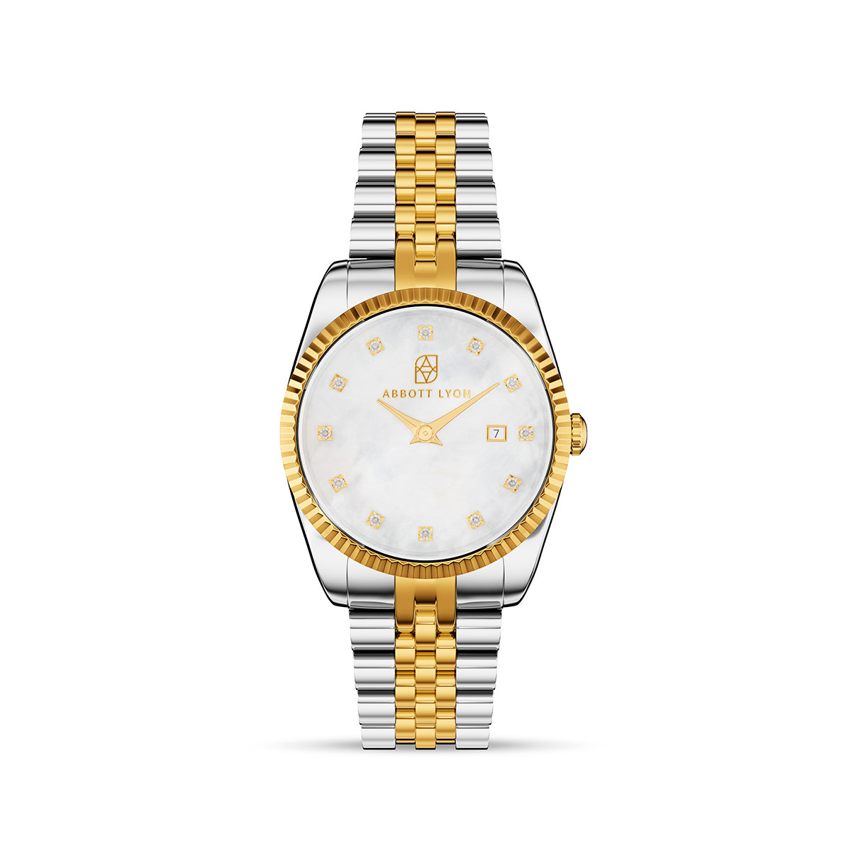 Mini Two Tone Pearl Link Belgravia 30 Watch display picture 1
