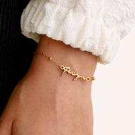 Mini Me Signature Name Bracelet (Gold)