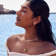 Cluster Pendant Necklace (Gold)