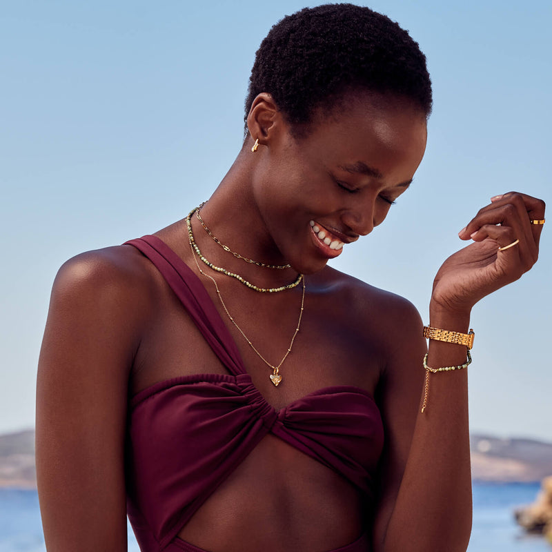 Molten Heart Pendant (Gold)