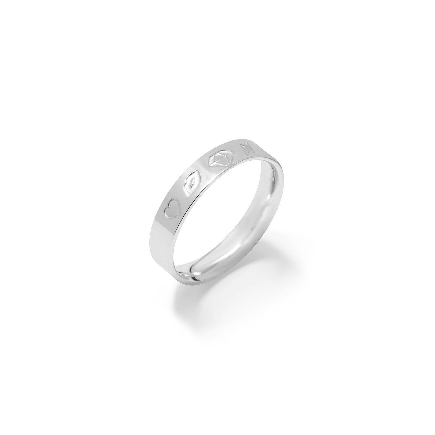 Custom Stamped Ring (Silver) Abbott Lyon US