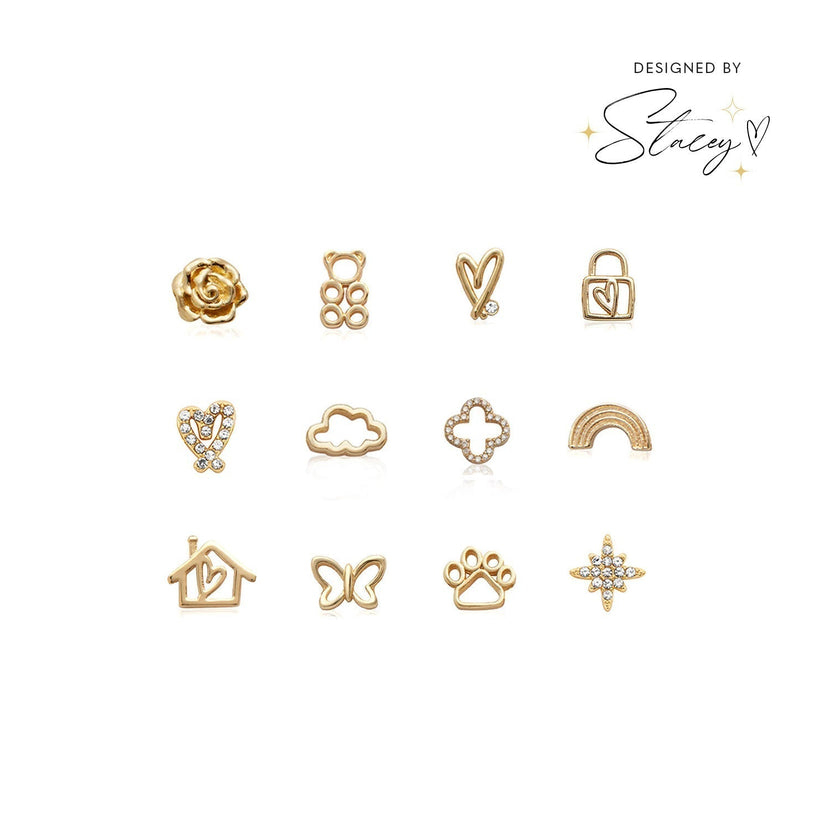 Made Mine Charms - Stacey's Stories Charms (Gold)