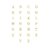 Stories Initial Pendant (Gold)