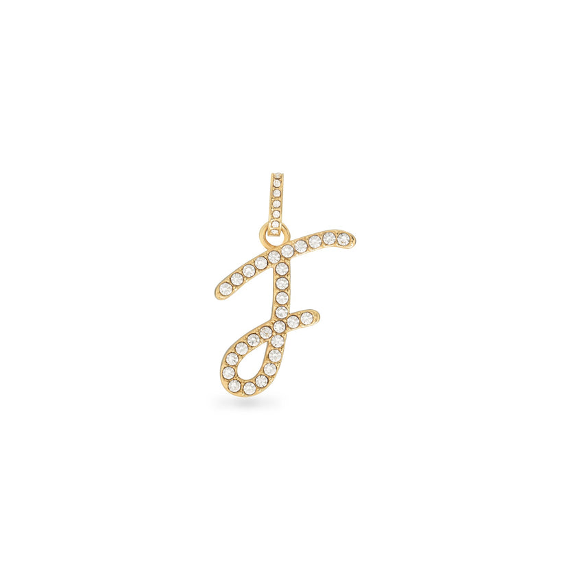 Pavé Initial Pendant (Gold)