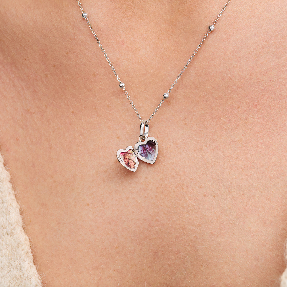 送料税込【Abbott Lyon】A Piece Of My Heart Necklace ☆国内発 White Quartz Heart Necklace (Gold)