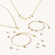 Made Mine Fine Charm Necklace (Gold)