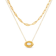 Vintage-Inspired Necklace Set (Gold)