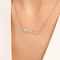 Signature Name Necklace (Silver)
