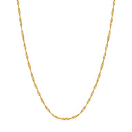 Twisted Chain Necklace (Gold)