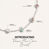 Talisman Mini Charm Bracelet (Silver)