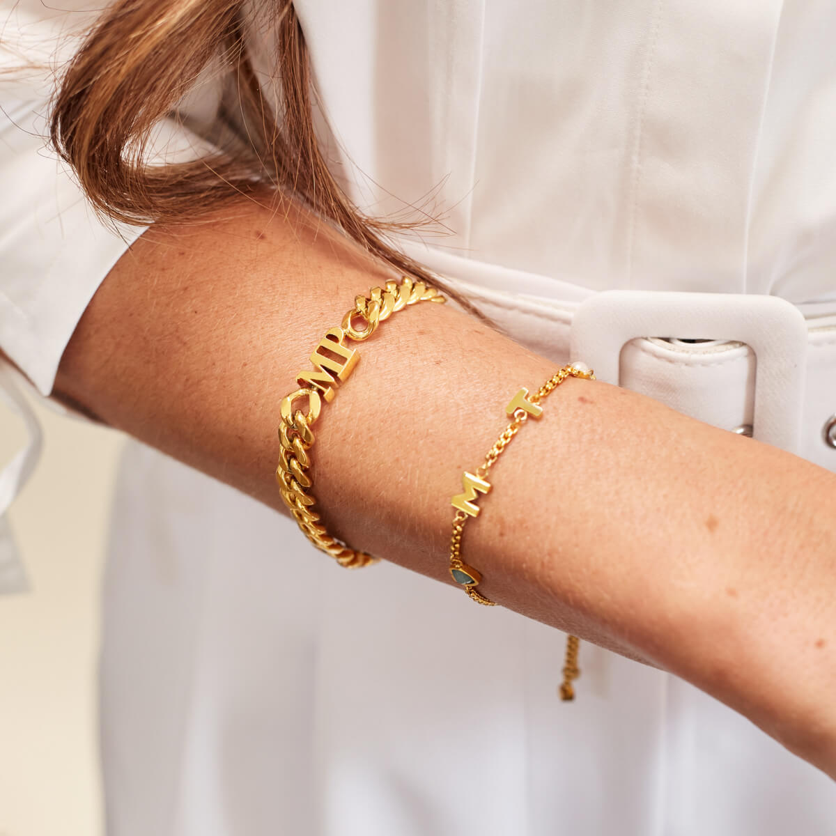 Build Your Own Gold & Rose Charm Bracelet
