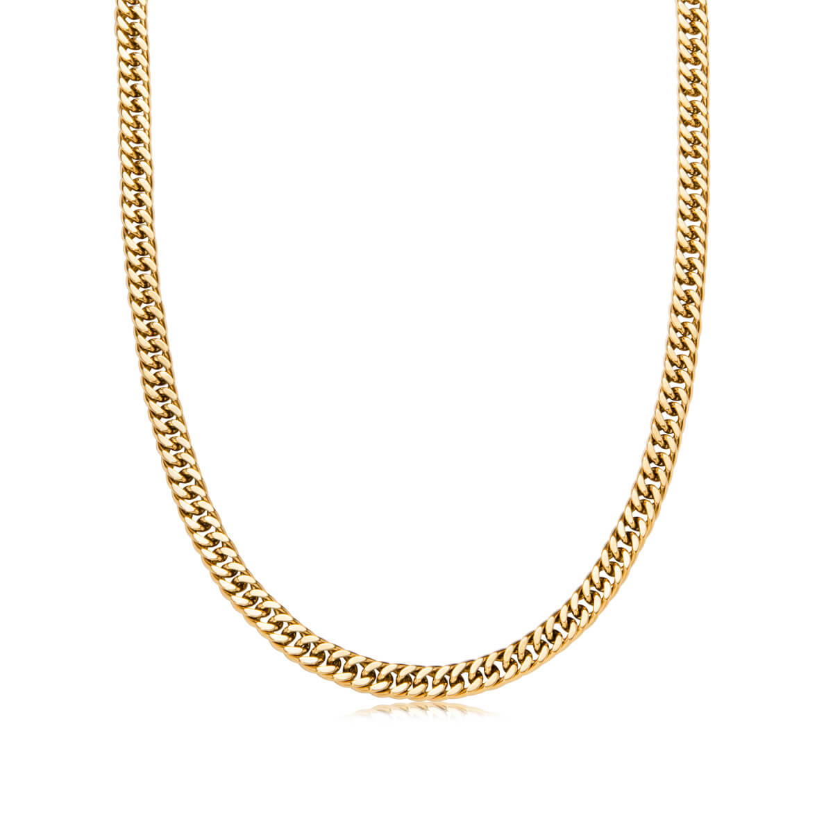 Curb Chain Necklace (Gold) - Main Image