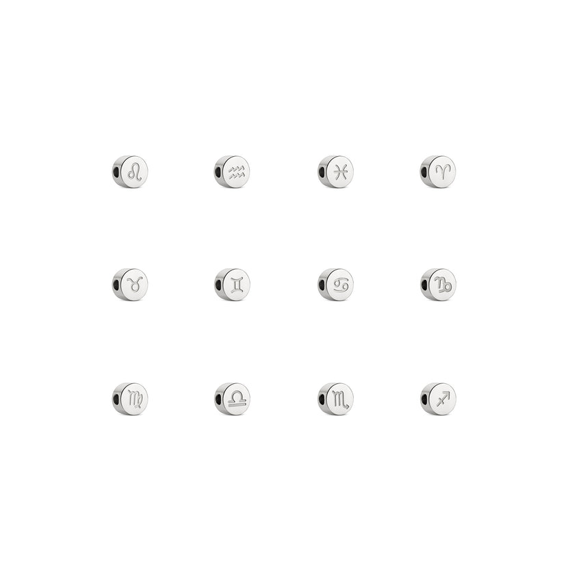 Zodiac Bracelet Charm (Silver)