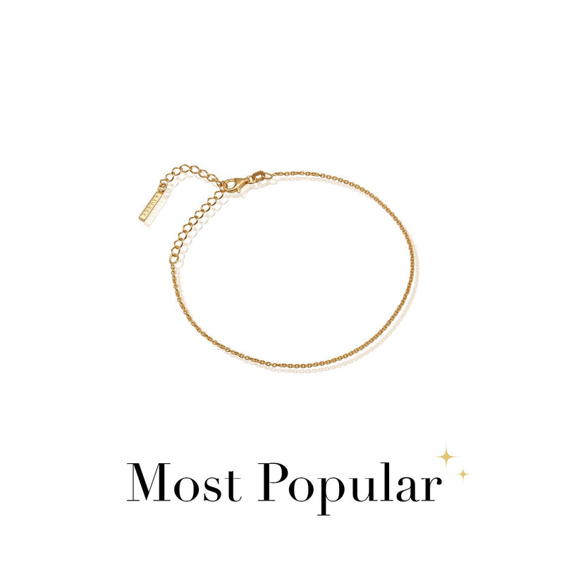 Stories Fine Chain Bracelet (Gold)