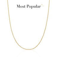 Stories Fine Chain Necklace (Gold)