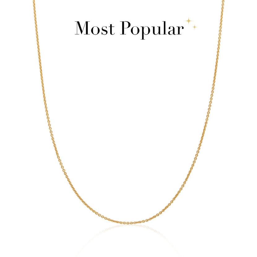 Stories Fine Chain Necklace (Gold)