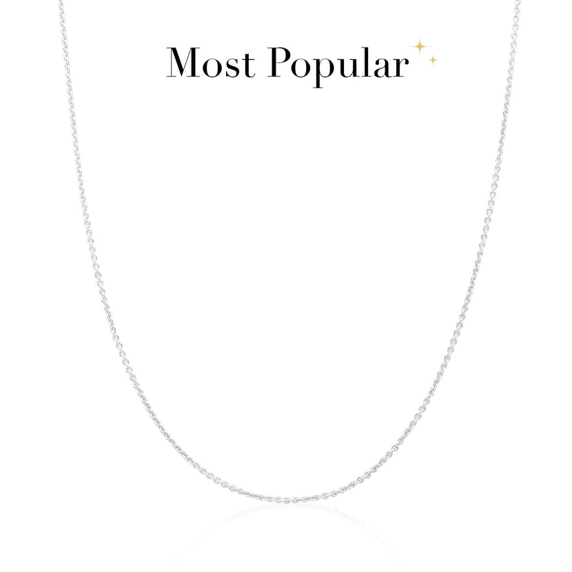 Stories Fine Chain Necklace (Silver)
