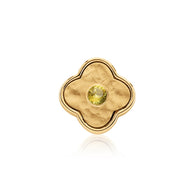 Molten Clover Charms (Gold) - Birthstones
