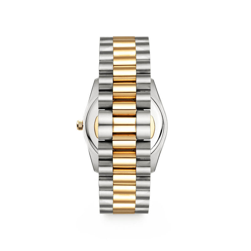 Silver Chain Champagne Belgravia 36 Watch