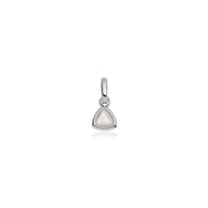 Droplet Birthstone Pendant (Silver)
