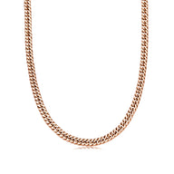 Curb Chain Necklace 18 in (Rose Gold)
