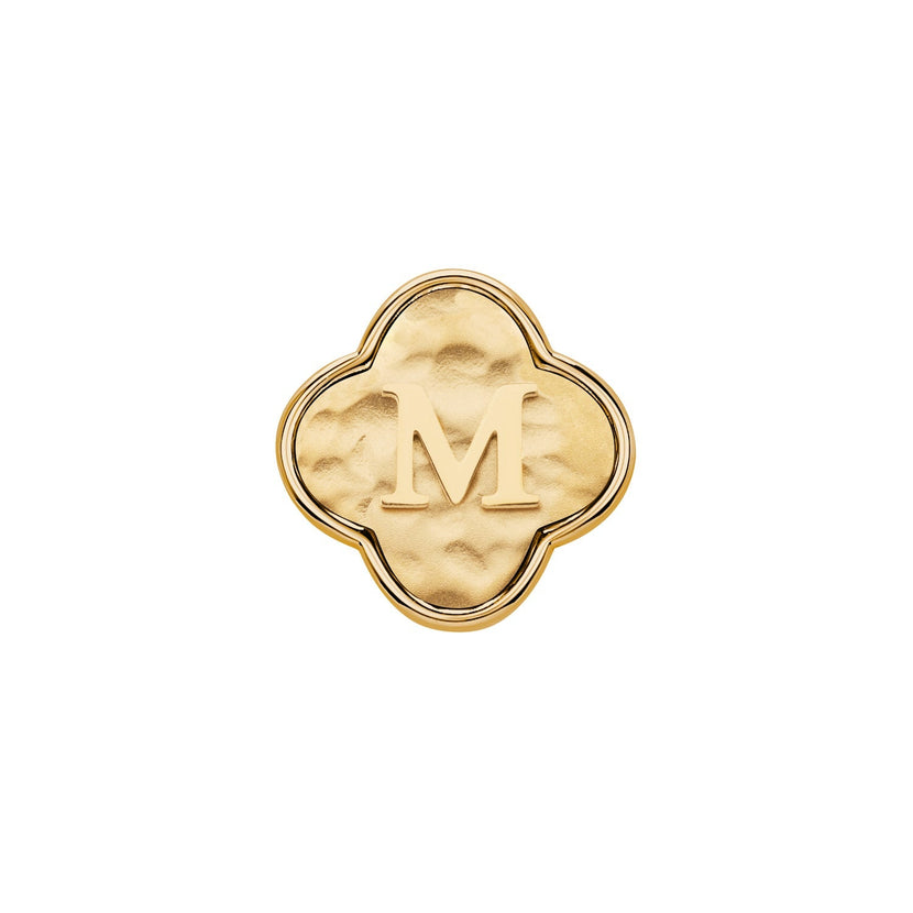 Molten Clover Charms (Gold) - Initials