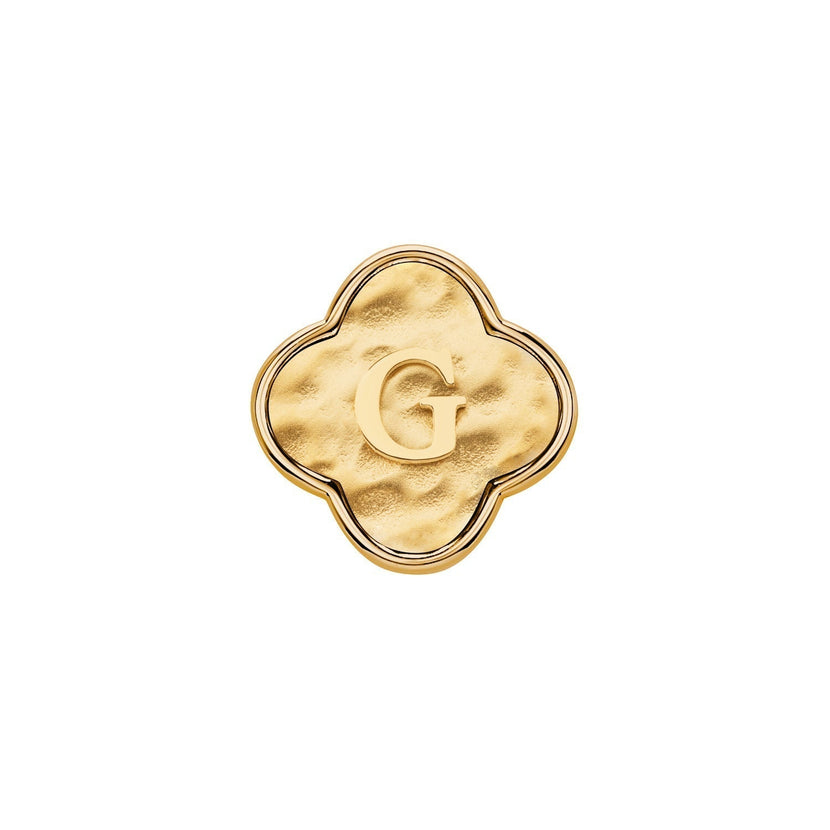 Molten Clover Charms (Gold) - Initials