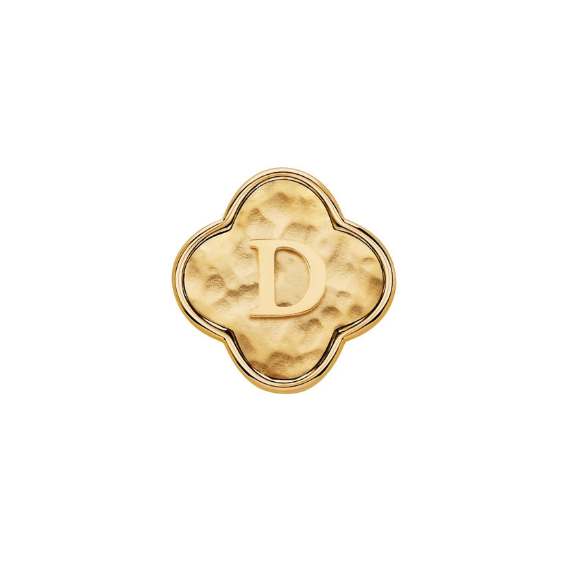 Molten Clover Charms (Gold) - Initials